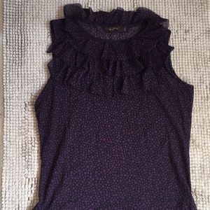 Black & Purple Top